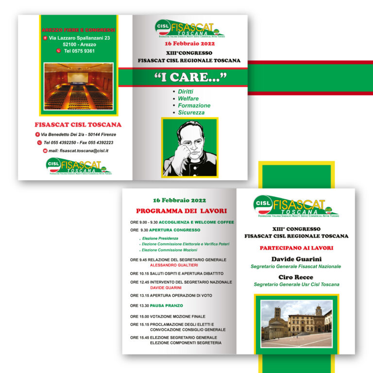 Programma lavori Congresso Fisascat Toscana