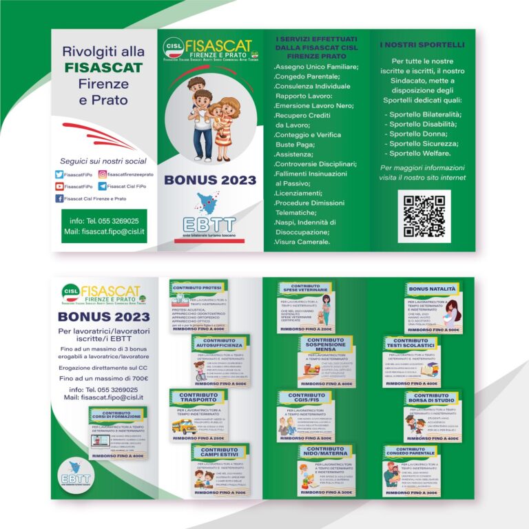 Volantino informativo Ente Bilaterale EBTT