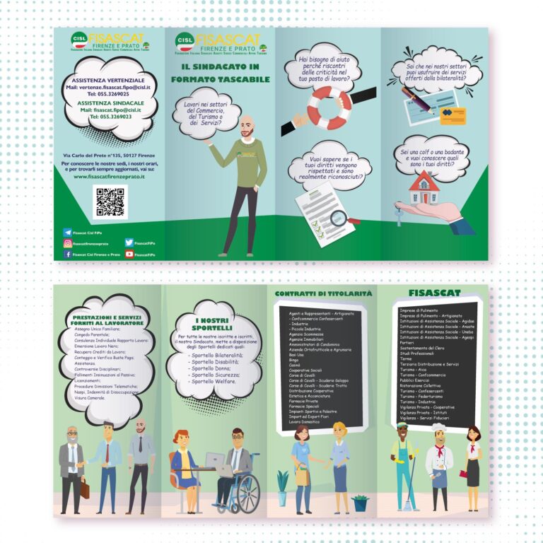 Volantino informativo Sindacato Fisascat FiPo